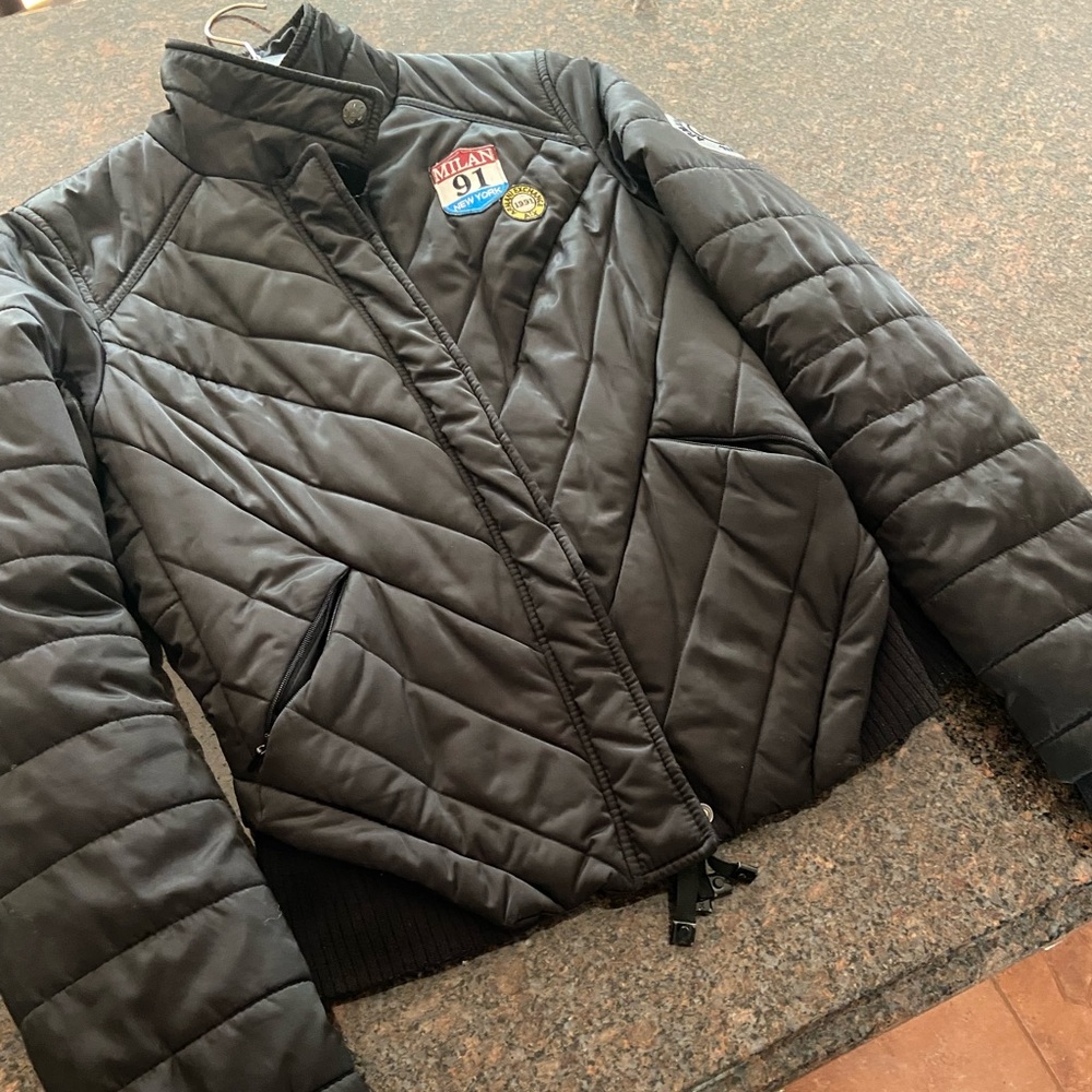 Armani Exchange black puffer jacket